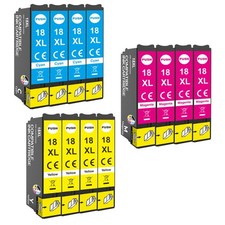Cartucce di inchiostro compatibili 12 colori per Epson XP-225 XP-322 XP-415 XP-422 XP-425