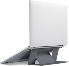 Supporto per laptop invisibile Moft versione adesiva, adatto per 11,6"-16" grigio freddo