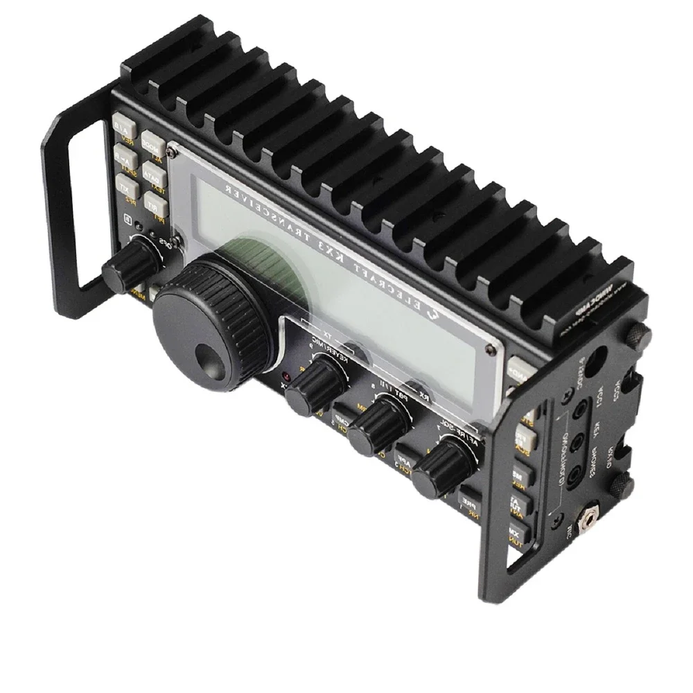 Kit di Copertura Trasparente per Dissipatore di Calore per Ricetrasmettitore Radio Mobile Mini QRP Elecraft KX3, Accessorio Protettivo in Metallo