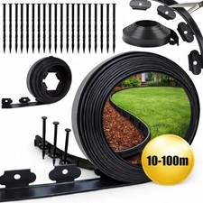 Bordo per prato da giardino 100M 50M bordo flessibile in plastica con chiodo forte