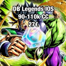 Account iOS DB Legends - 90.000-110.000 CC | Dragon Ball Legends