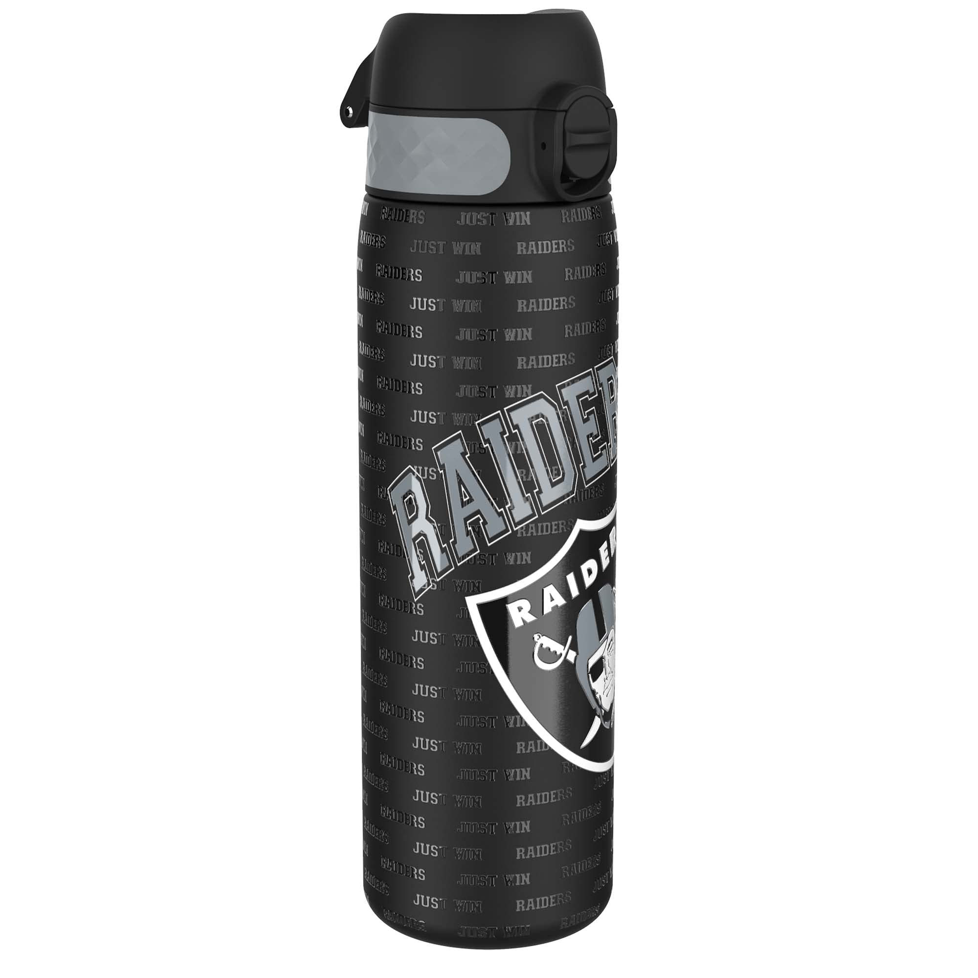 Ion8 NFL Las Vegas Raiders Acciaio Leggera, 600ml/20oz, Non Isolata, A Tenuta Stagna, Facile Da Aprire, Chiusura Sicura, Lavabile In Lavastoviglie, Coperchio A Scatto, Adatta Ai P…
