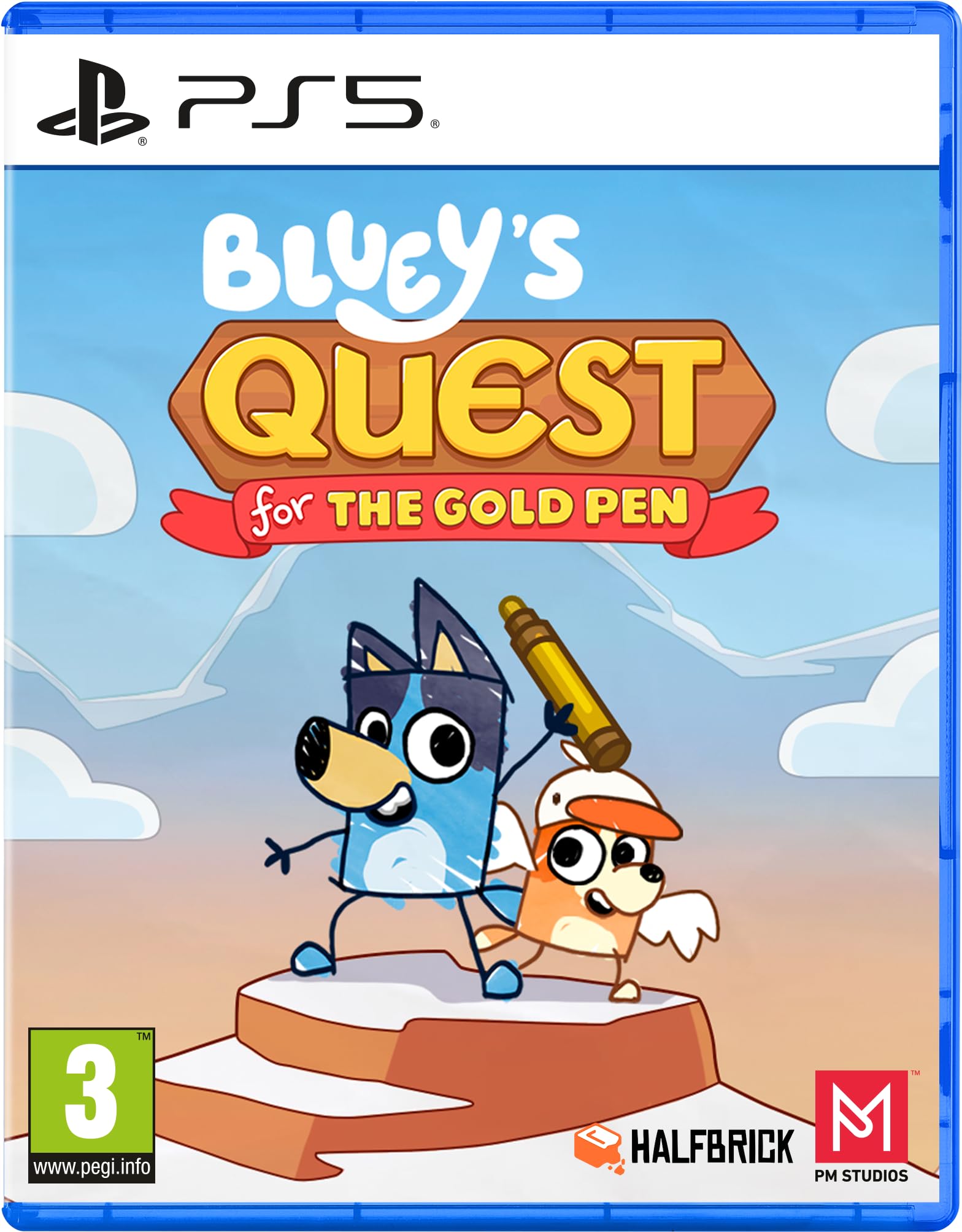 Bluey's Quests for the Gold Pen - PS5
