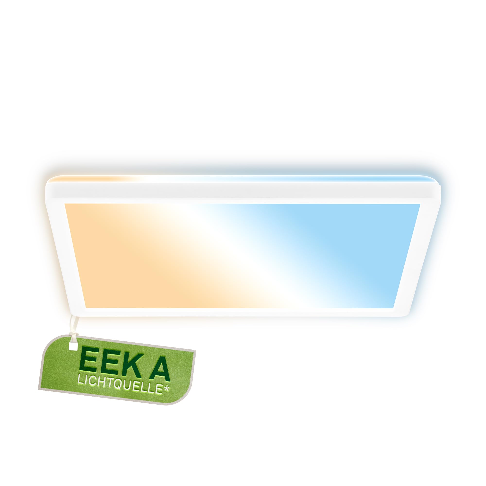 BRILONER - Pannello LED da soffitto CCT, ultrapiatto, CEE A sorgente luminosa, dimmerabile con telecomando, retroilluminazione, pannelli, luce pannello, lampadario, 29x29x3 cm, bi…