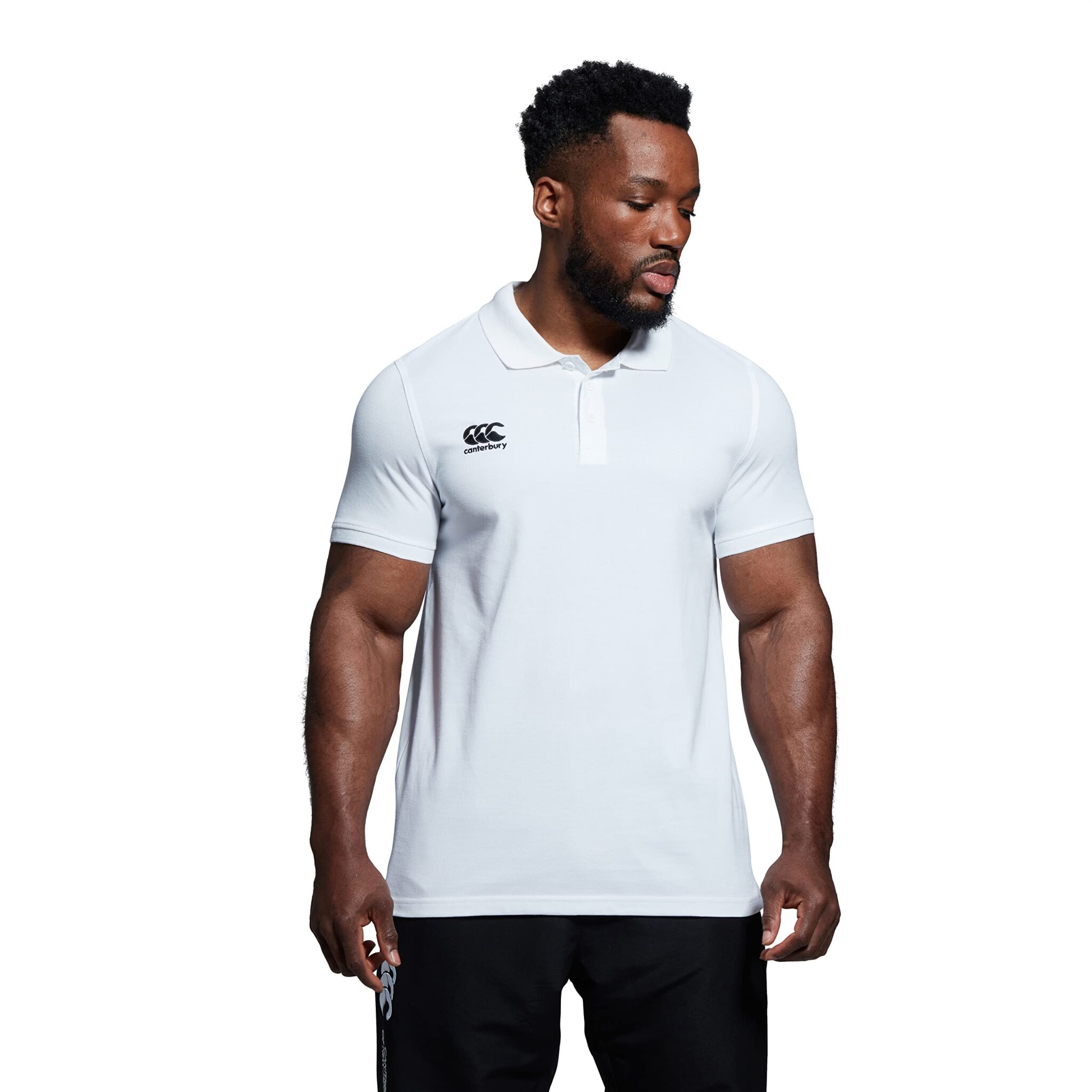 Canterbury Uomo Polo in Cotone Waimak | Maglietta da Rugby | Casual Polo