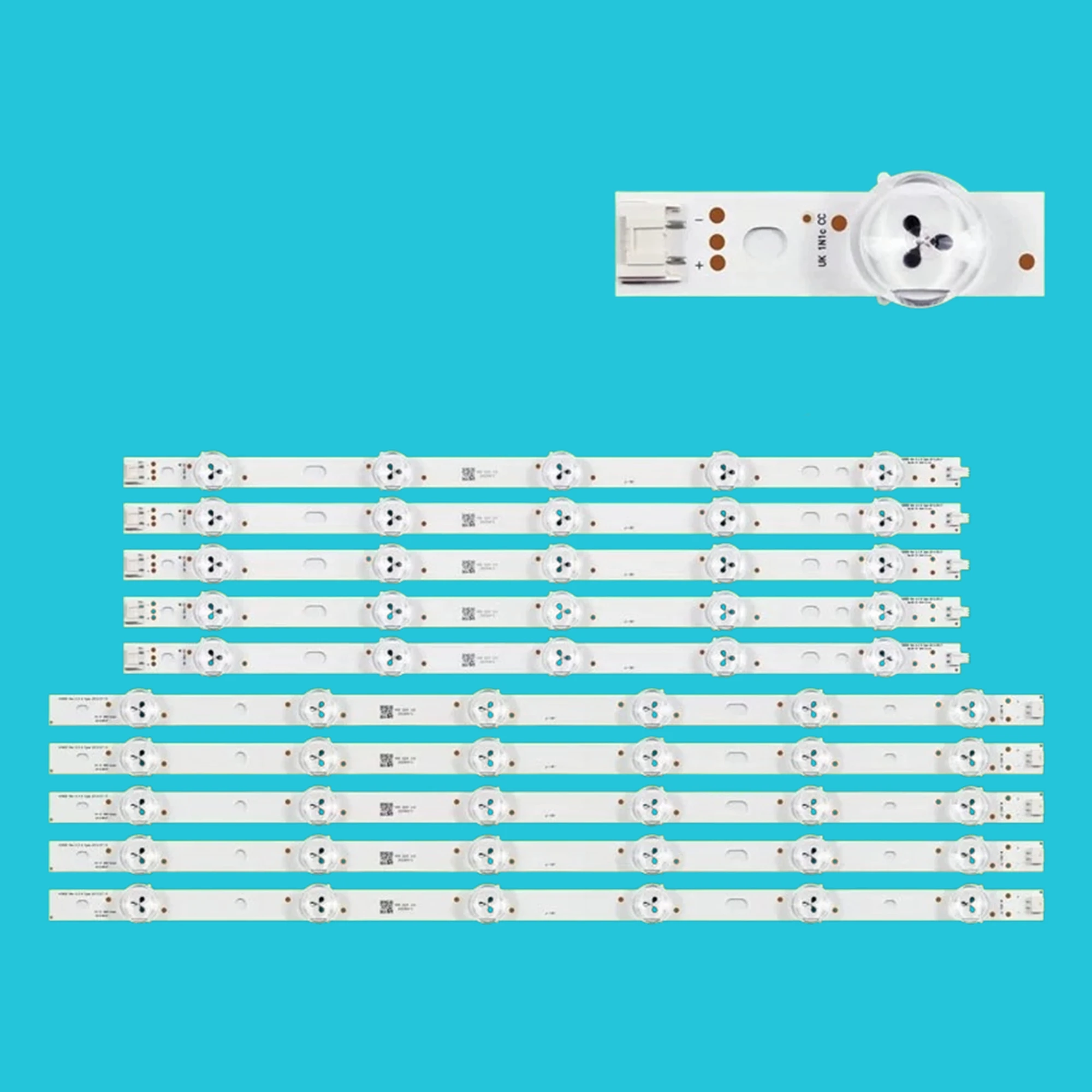 8 pezzi 42 "NDE SVL420A60 retroilluminazione a LED per 42LS315H 42LS341T 42LS345T 42LS451T 42LS3150 42LS3450 42LM3450 42LN5100