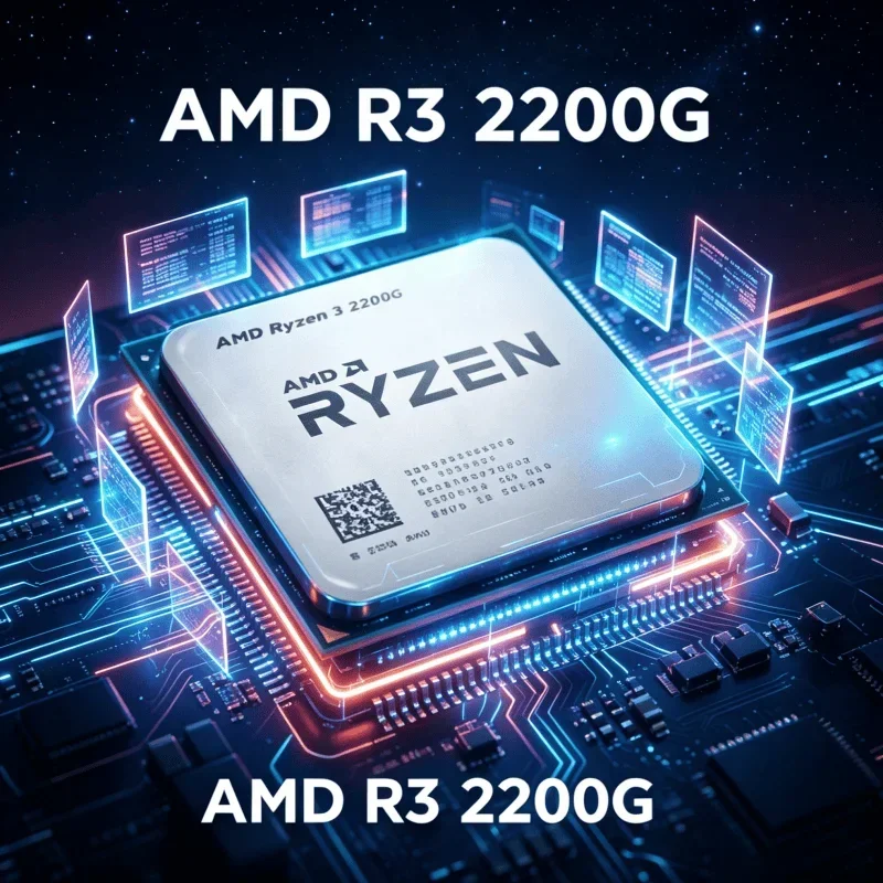 AMD Ryzen 3 2200G R3 2200G PRO 2200G 4 Core 4 Thread 3.5GHz Grafica Radeon Vega 8 14nm Zen AM4