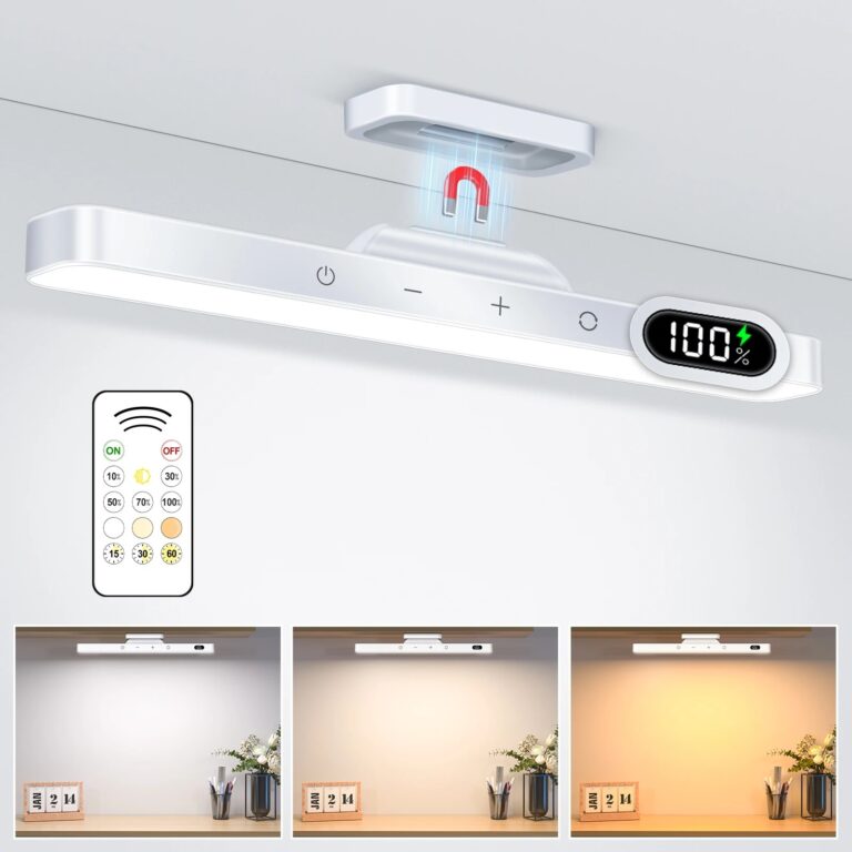 Luci da specchio dimmerabili WILLED 5W Luce per trucco regolabile in 3 colori con 120 LED 2500mAh Luci a LED ricaricabili sotto l'armadio