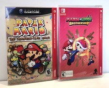 SWITCH SLIP COVERS ONLY - Paper Mario Thousand-Year Door + Brothership **READ**