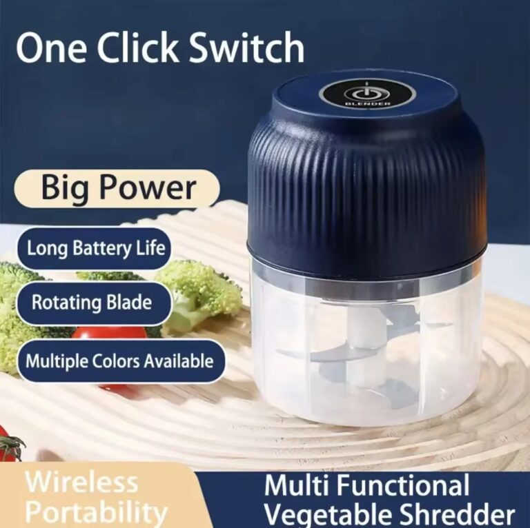 Mini Tritatutto Elettrico per Aglio, Ricaricabile USB Senza Fili, Tritaverdure, Tritacipolla, Gadget da Cucina Nuovo