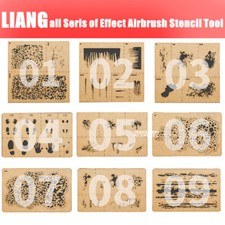 Strumento modello stencil aerografo effetto meteo/chipping/fango scala 1/35 1/48 1/72