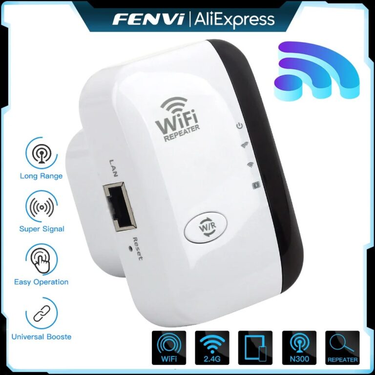 FENVI Ripetitore WiFi Wireless 300Mbps 2.4Ghz Ripetitore Espansore di Rete Gamma 802.11N/B/G Ripetitore WiFi Wireless Ripetitore Ripetitore
