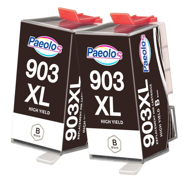 Paeolos 903XL Nero Cartuccia d'inchiostro Sostituzione per Cartucce HP 903 XL Compatibile con Stampanti HP Officejet 6950 Officejet Pro 6960 6970 confezione da 2