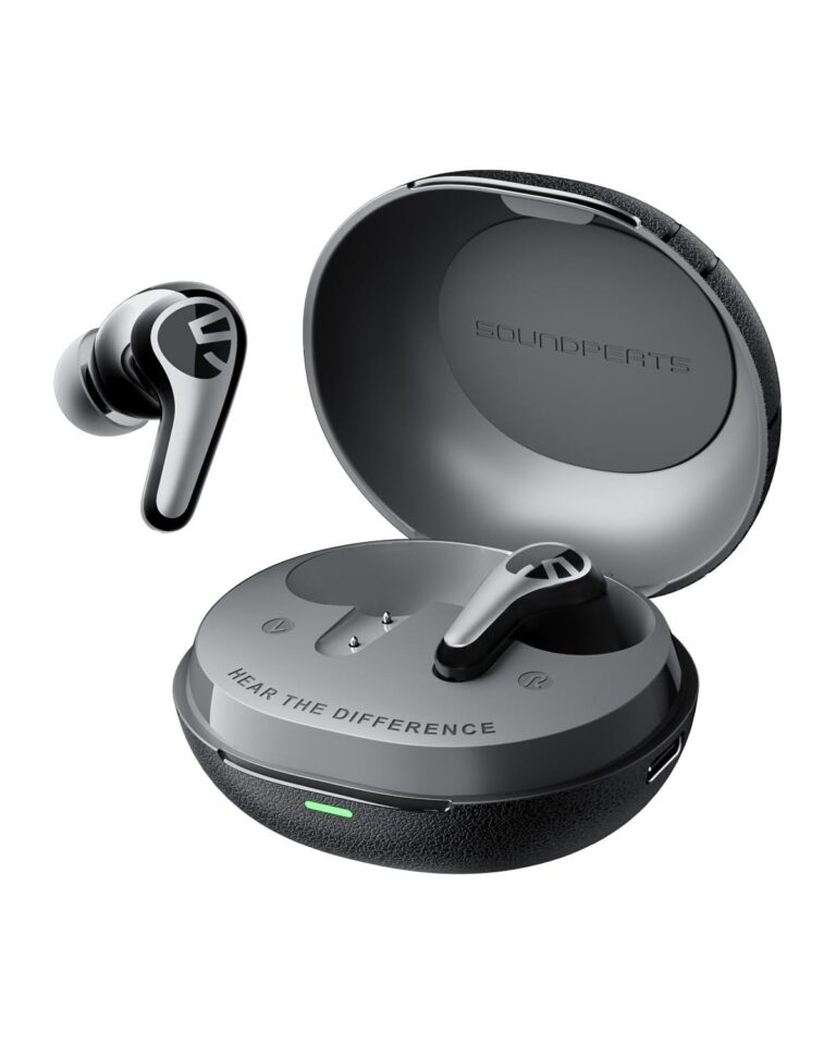 SoundPEATS C30 Cuffie Bluetooth 6.0 In-Ear, ANC Ibrido 52 dB, Hi-Res LDAC, Driver 12mm, 6 MIC, 52 Ore Autonomia Ricarica Rapida, IP54, Audio Spaziale