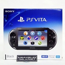 SONY PlayStation Vita Wi-Fi Model Black PCH-2000 ZA11 Vita Cosole Japan NUOVO