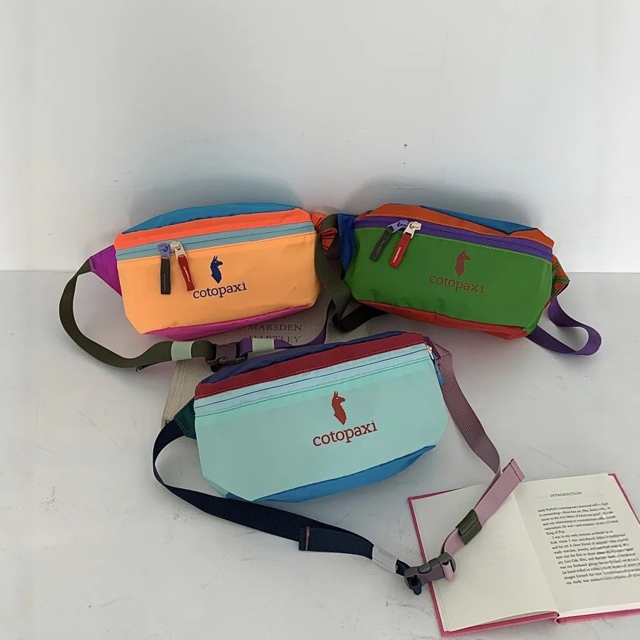 Borsa a Tracolla Unisex alla Moda con Design a Cammello, Grande Capacità, per Escursionismo e Outdoor, Astuccio per Cosmetici e Articoli da Toeletta