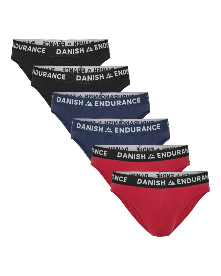 DANISH ENDURANCE Slip Uomo bambù Senza Etichetta, Morbide, 3 o 6 Paia | Slip da uomo in bambù, morbidi, traspiranti e resistenti agli odori, a vita bassa e senza etichetta per uso…