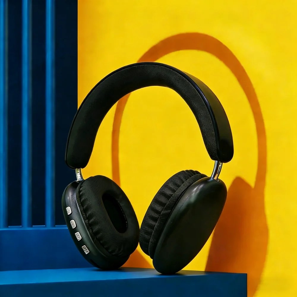 Nuove cuffie Bluetooth over-ear, auricolari wireless stereo surround per gaming, compatibili con smartphone e tablet.