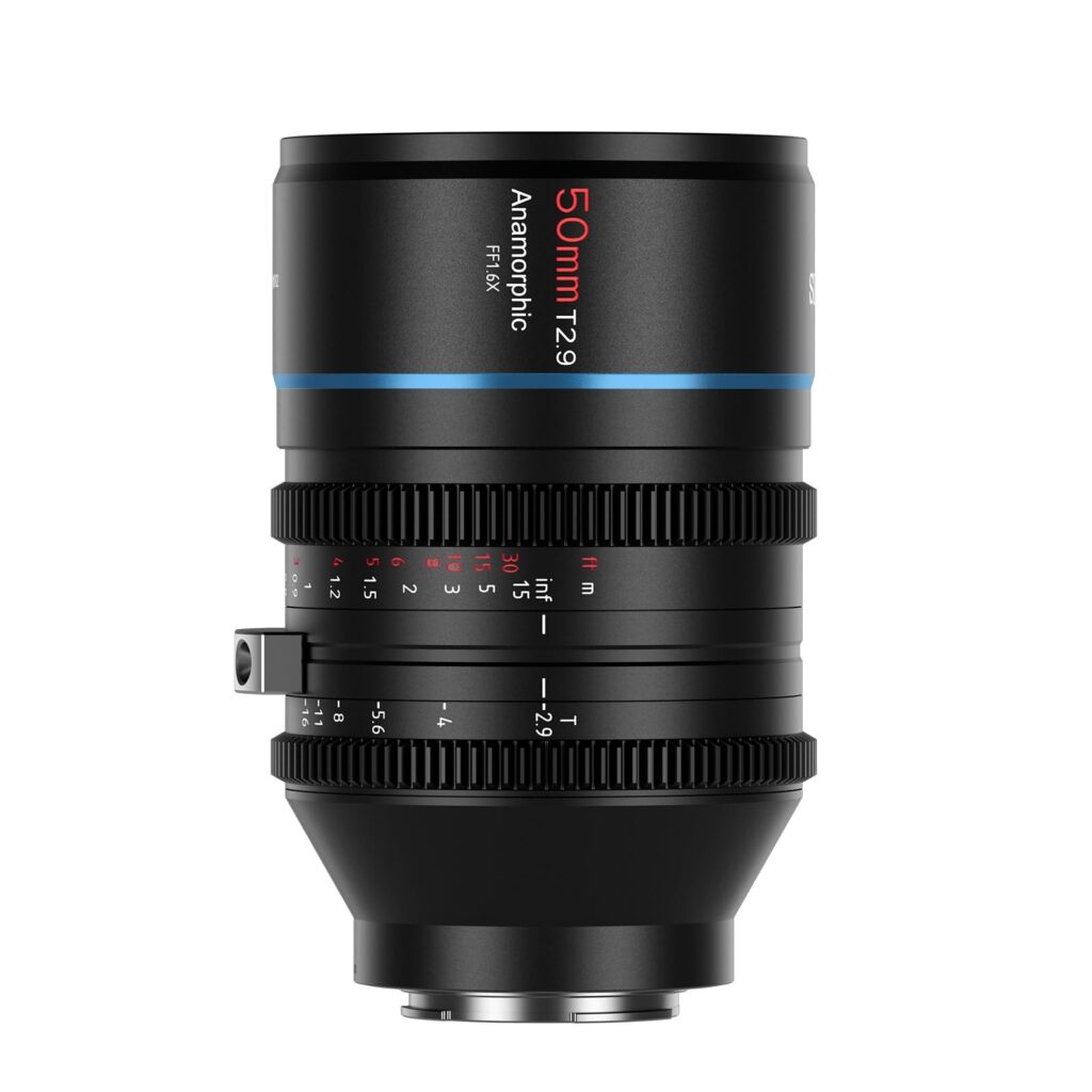 SIRUI 50mm T2.9 1.6X Full Frame Anamorphic Lens cine cinema obiettivo obiettivi lens lenti (E Mount)