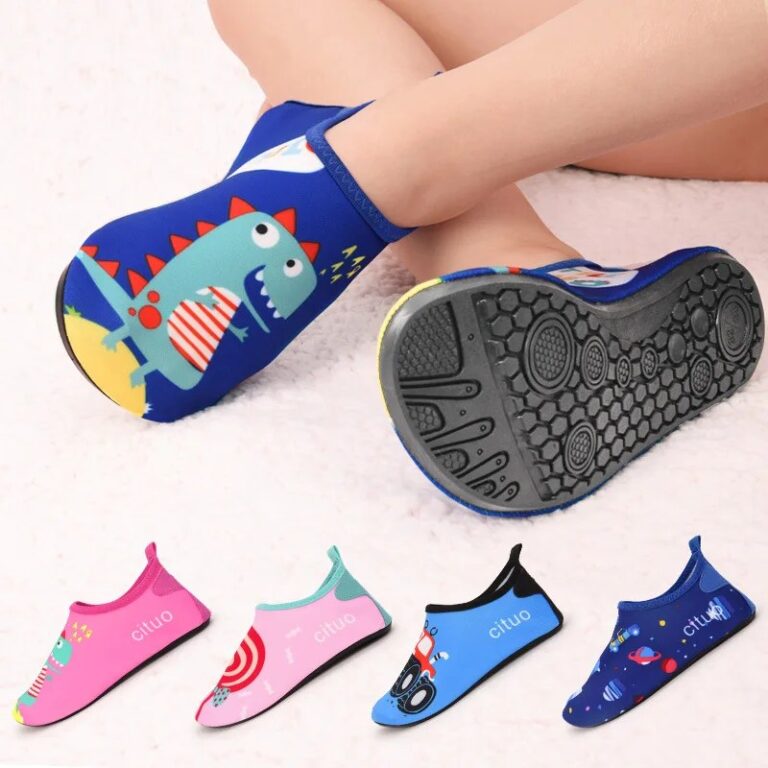 Estate Bambini Nuoto Spiaggia Scarpe da acqua a piedi nudi Bambini Light Wader Pesca Scarpe da mare Scarpe da acqua per ragazze ad asciugatura rapida