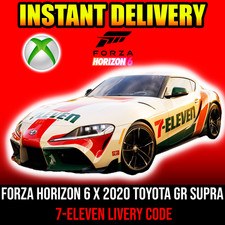 Forza Horizon 6:2020 Toyota GR Supra 7-Eleven LIVERY | Globale | Codice Xbox | FH6