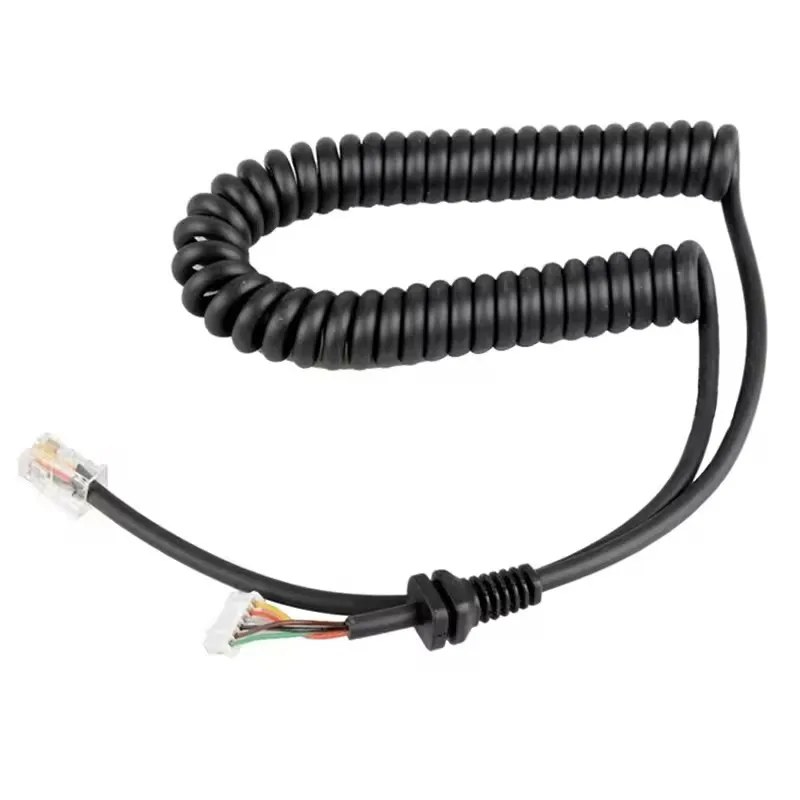 Cavo per microfoni di ricambio professionale Cavo per microfono per Yaesu MH-48A6J FT-7800/FT-8800/ FT-8900/FT-1802/FT-1807/ FT-1900