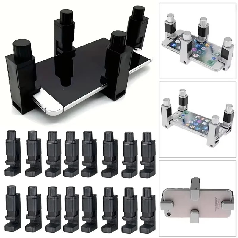 Kit di Riparazione Schermi Universali 4/16 Pezzi, Strumenti di Supporto per Manutenzione Telefoni Cellulari, Set di Clip in Lega