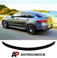 Per Mercedes Classe GLC Coupè C253 Nero Lucido Spoiler Stivale Posteriore Ala Labbro 2015+