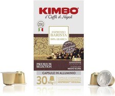 240 Capsule Alluminio Compatibili Nespresso Caffe Kimbo Barista 100% Arabica