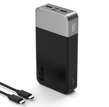 NOBIS Power Bank 20000mAh 65W Caricatore Portatile Ricarica Rapida Phone Nero