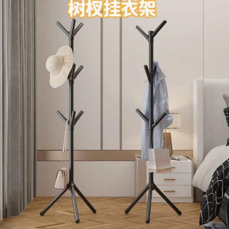 Appendiabiti da terra a forma di albero con ganci multipli, mobile per ingresso e soggiorno