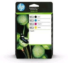 KIT 4 CARTUCCE ORIGINALI HP 953 NERO + COLORI - 6ZC69AE UFFICIALI HP