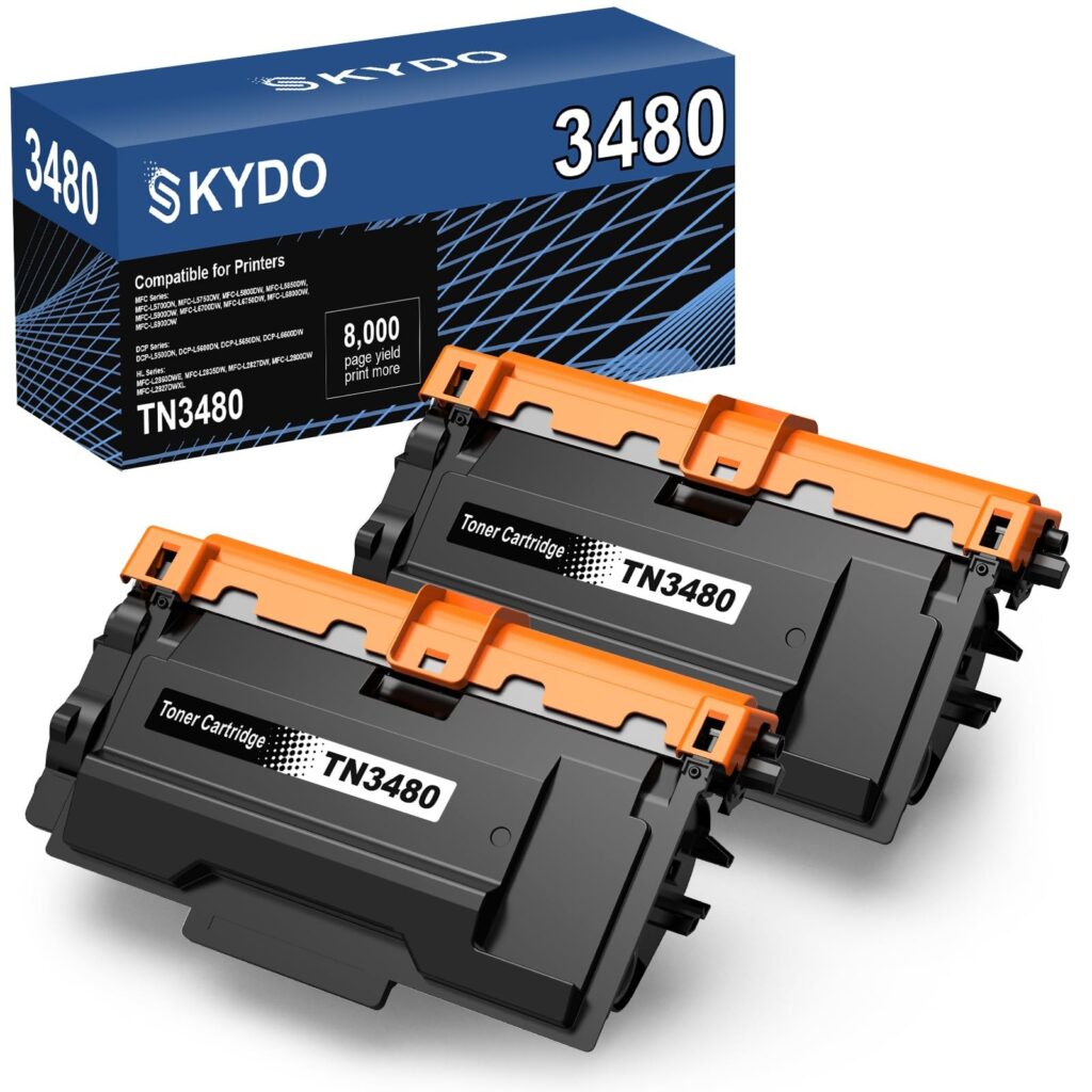 TN3480 Compatibile con Brother TN-3480 TN3480 TN 3480 HL-L5100DN HL-L5200DW | Per Brother MFC-L5750DW TN-3430 TN3430 TN 3430 Cartuccia Toner MFC-L5700DW HL-L5200DW HL-L6400DW HL-L…