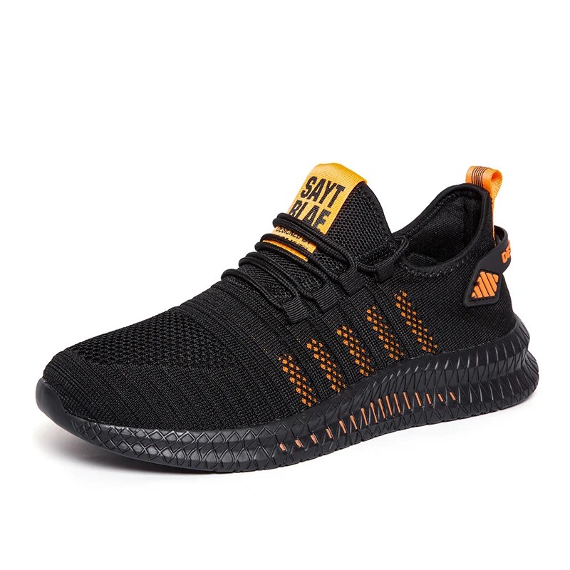 Scarpe da ginnastica alla moda Scarpe casual da uomo leggere Calzature maschili traspiranti Scarpe da passeggio stringate