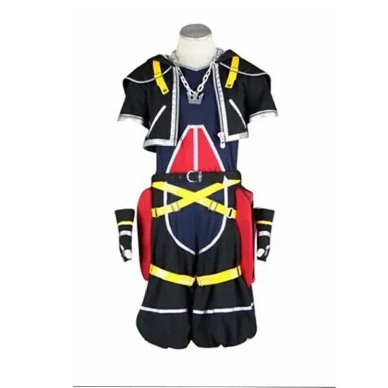 Anime Kingdom Hearts Cosplay - Costume cosplay Kingdom Hearts 2 Sora con collana 11