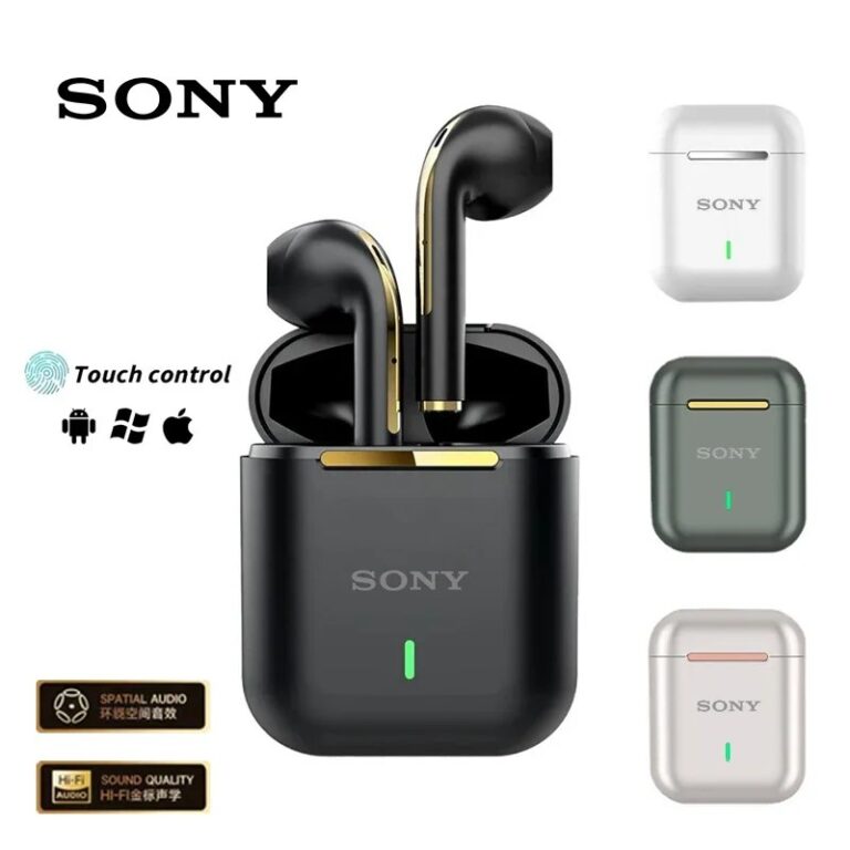 Auricolari wireless originali Sony J18 TWS Bluetooth Ture Cuffie sportive HiFI Stereo Gioco Cuffie impermeabili con microfono