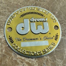 Targa distintivo metallo batteria DW