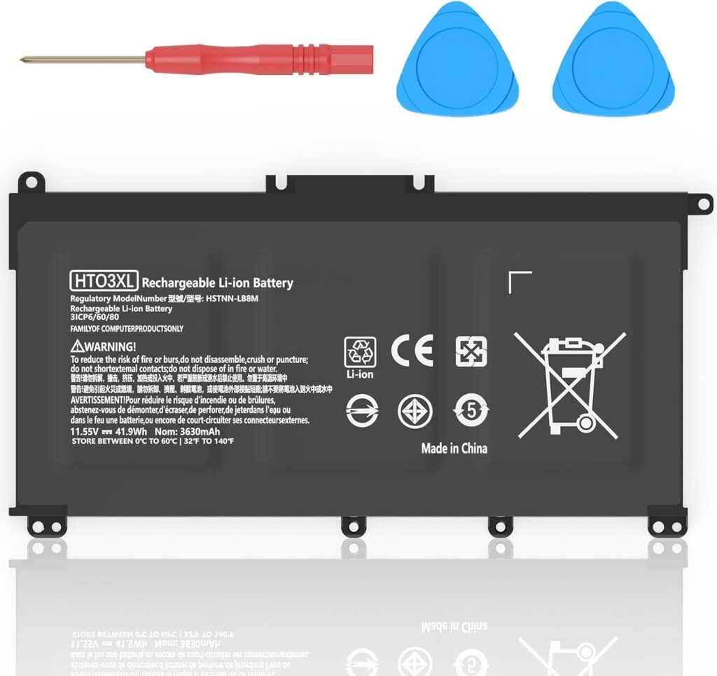 Hafiuege HT03XL L11119-855 Batteria di Ricambio B0007-D Compatibile con HP | TF03XL L11421-542 HP Pavilion 17-BY 17-CA 15-CS 15-CW 15-DA 15-DB 15-DW 14-CE 14-CF 14-DF HSTNN-LB8M H…
