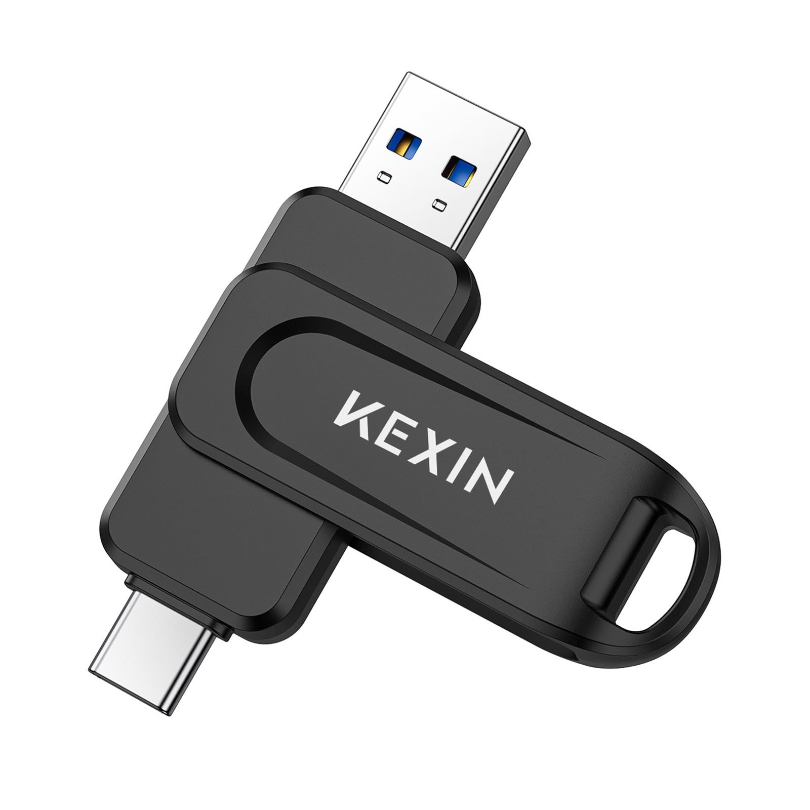 KEXIN Chiavetta USB C da 32 GB, USB 3.0 OTG, fino a 100 MB/s, porte USB Type-C e USB-A, chiavetta di memoria per cellulare, iPhone 15/16/17, tablet, auto, PC