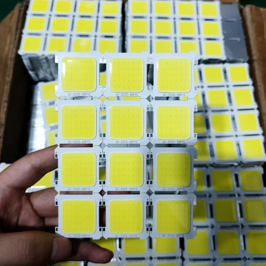 100 ~ 10 Pz/lotto 3 V LED COB Chip Integrato Luce di Campeggio Portatile Ad Alta Luminosità Luce Bianca Faretto Luce HA CONDOTTO LA Lampadina accessori