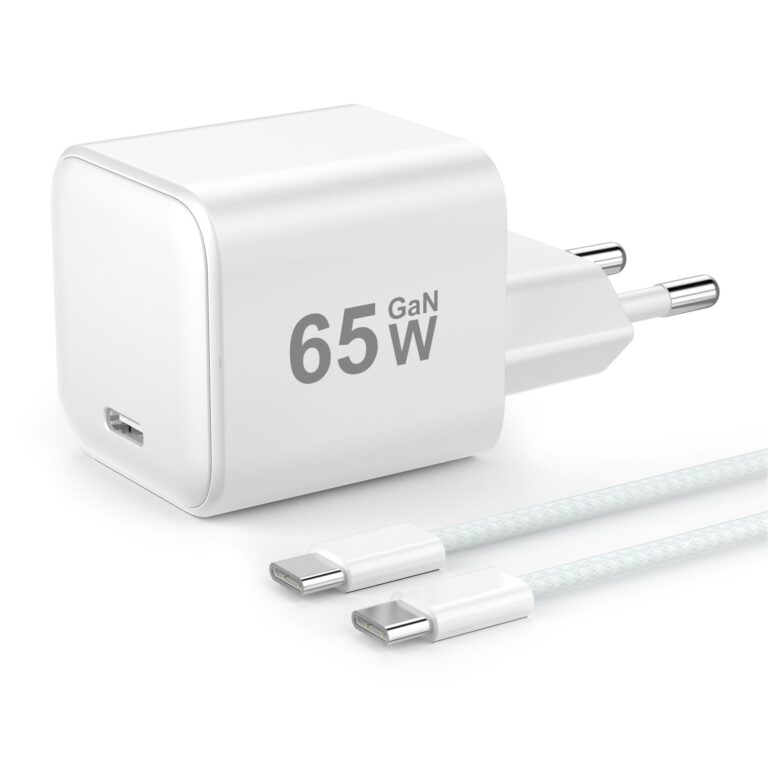 YISH 65W Caricatore USB C Rapido - GaN PD3.0 Caricabatterie USB C Alimentatore Presa Compatibile con iPhone 18 17 16 Galaxy S26 S25 MacBook Carica Batterie Cellulare Tipo C Spina,…