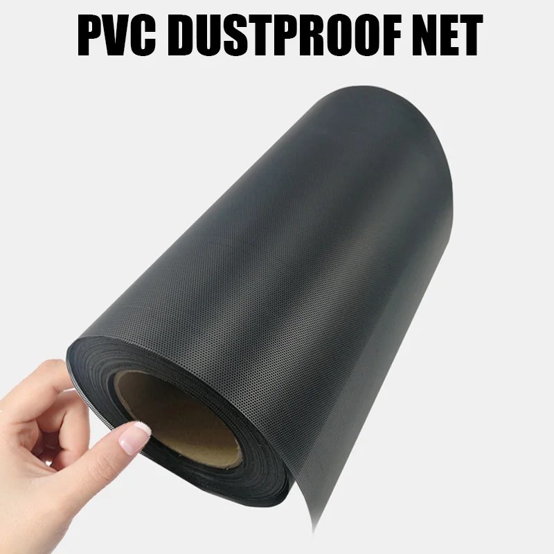 1M PC Telaio Raffreddamento Polvere Maglia PVC Protezione netta Copertura ventola Filtro antipolvere Rete Custodia netta Copertura netta antipolvere per computer