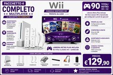 Nintendo Wii Retro Gaming Bundle | 90 Titoli | 2 Controller