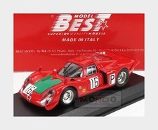 1:43 BEST Alfa Romeo 33.2 #16 Nurburgring 1968 I.Giunti N.Galli BE9402-2