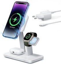 Caricabatterie wireless ESR 25W 3 in 1 Magsafe magnetico certificato Made for Ap