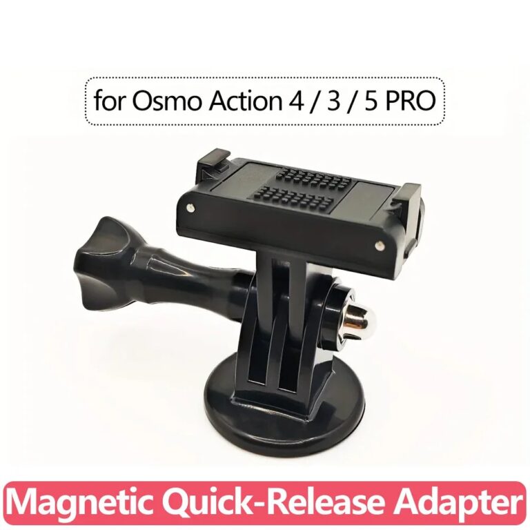 Action 5/4/3 Base adattatore magnetica a sgancio rapido con adattatore per treppiede e vite per accessori per fotocamera DJI Osmo Action 5 PRO 4 3