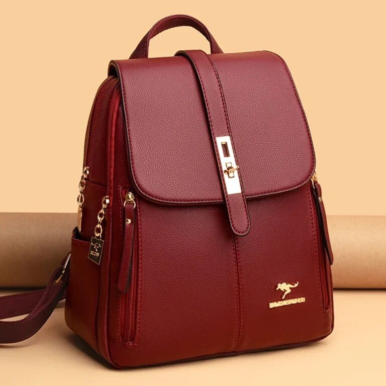 Zaino da donna di grande capacità Borse vintage in pelle di alta qualità per borse da scuola da donna Zaino da viaggio Zaino da donna