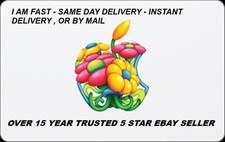 Carta regalo APPLE da 50€ - venditore veloce 5 stelle - consegna immediata via email - o posta