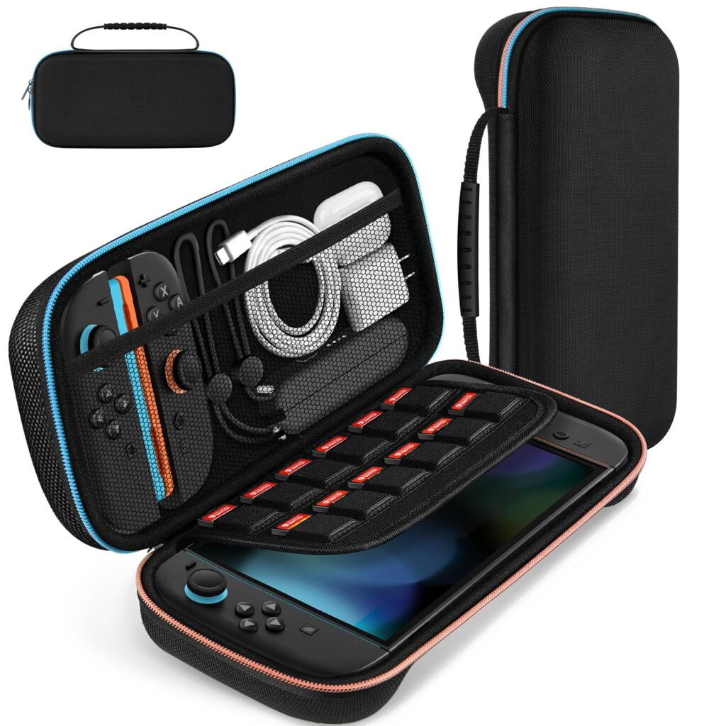 iVoler Custodia Compatibile con Nintendo Switch 2 Modella (2025), Portatile Protettiva Case Rigido da Viaggio per Switch 2 Console Accessori, Custodia Protettiva con Custodia per…