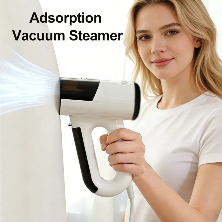 Vaporizzatore a vapore potente da 1000W con funzione di aspirazione 2 in 1, ferro da stiro a vapore e a secco, vaporizzatore portatile per indumenti, leviga le pieghe ostinate